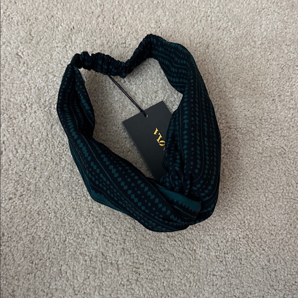 Manaola Green & Black Tulle Headband - Brand New - Picture 2 of 3